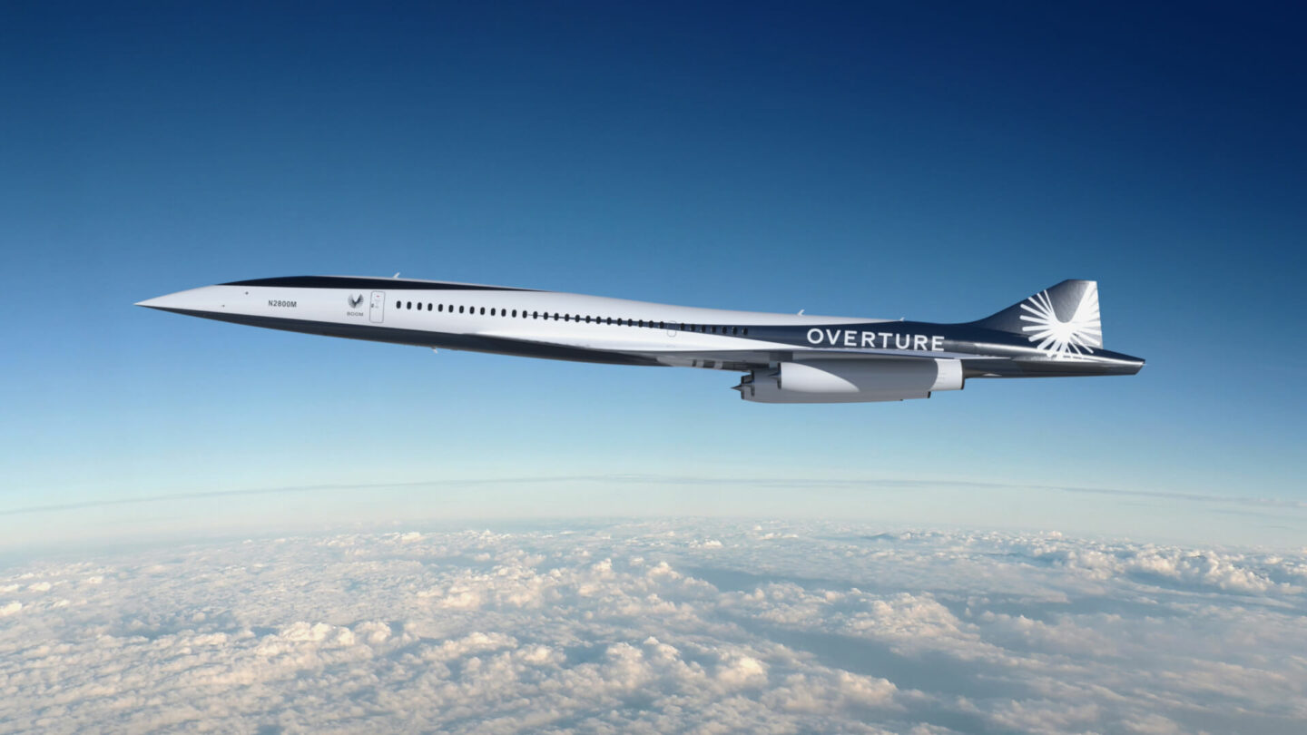 Boom Supersonic's airliner, Overture. 